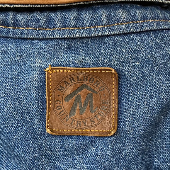 Vintage Marlboro Country Store jean jacket size Medium - Picture 4 of 6